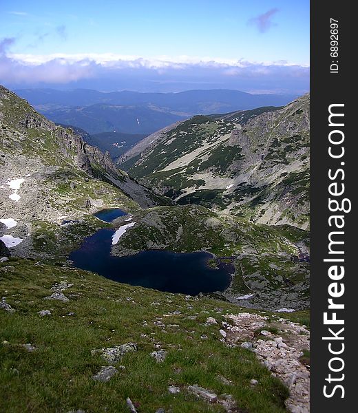 A lake in the mountains in Austria