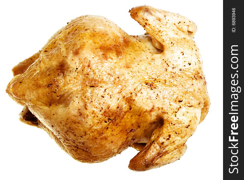 Chicken isolated on white background