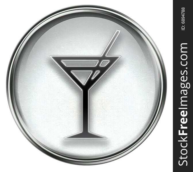 Wine-glass Icon Grey