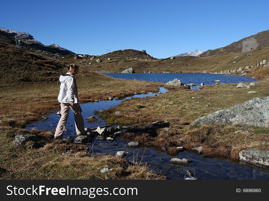 Swiss Alps, Julierpass 2284 m. Swiss Alps, Julierpass 2284 m