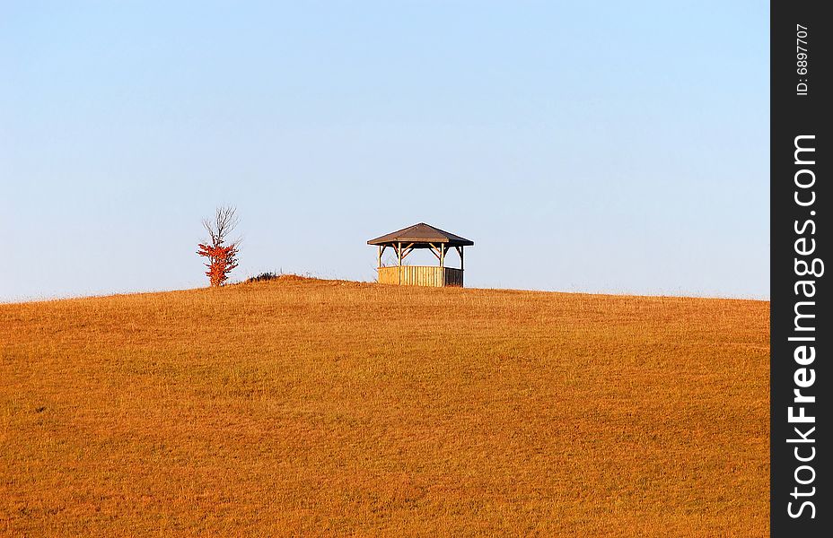 A field shot in late october, swabian alb, Baden-Wuerttemberg, south west Germany