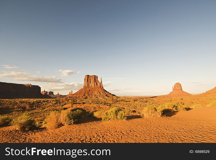 Monument valley during the day