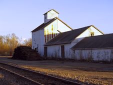 Old Railroad Station Stock Photo