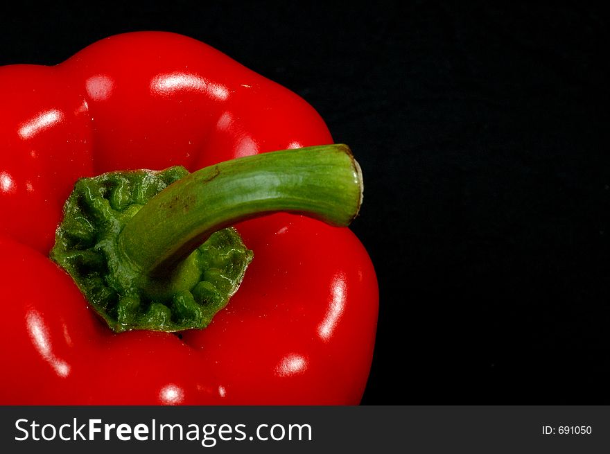 Close up of a Red Pepper