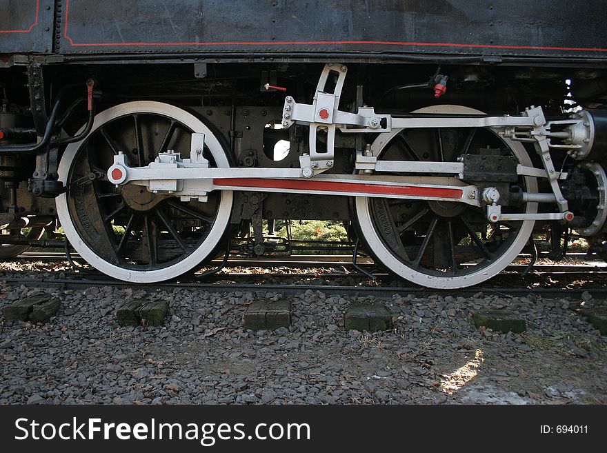 Part of an old locomotion. Part of an old locomotion