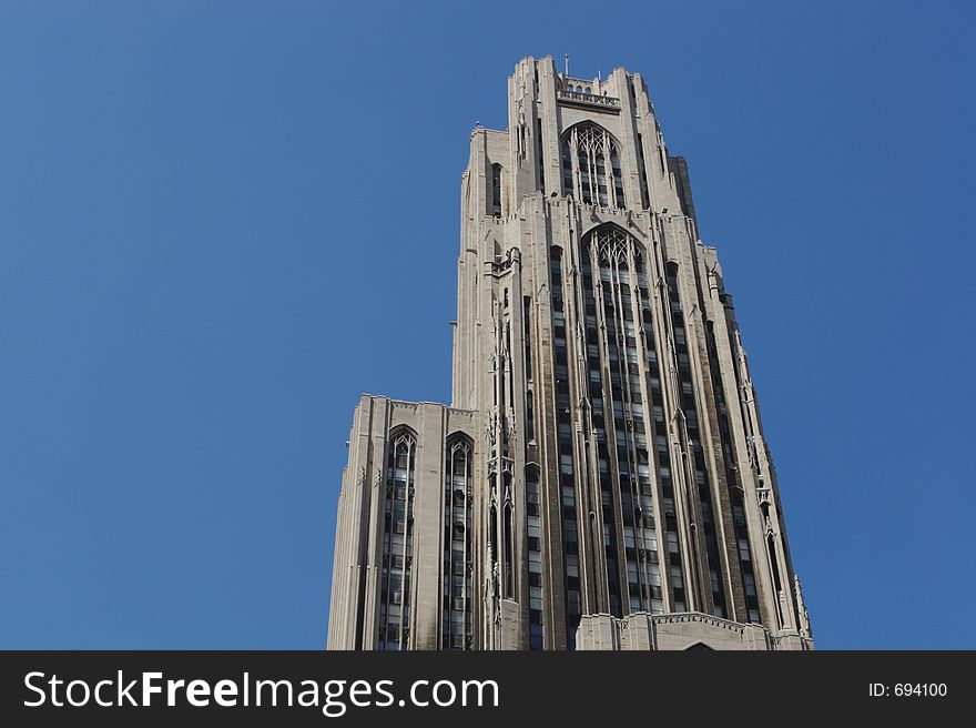 The Cathedral of Learning in Pittsburgh