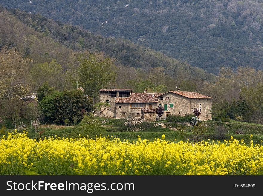 Farm in Catalonia, Spain. Farm in Catalonia, Spain