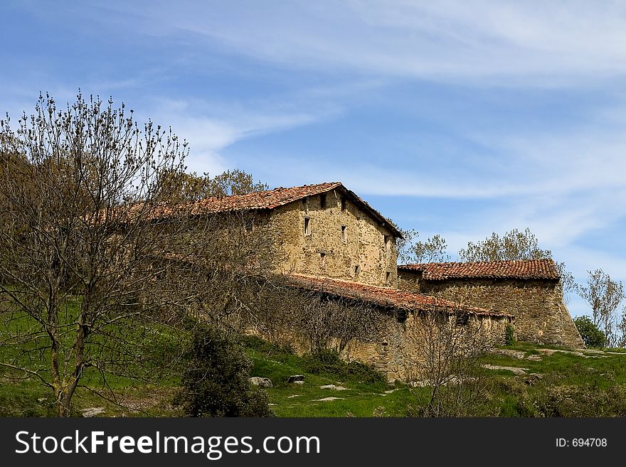 Farm in Catalonia, Spain. Farm in Catalonia, Spain