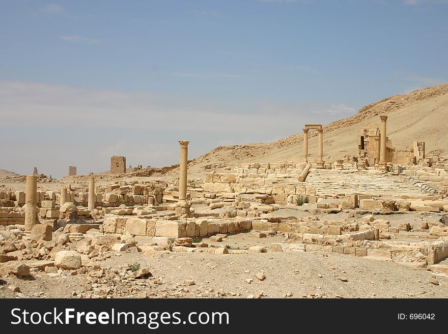 Ruins of Palmyra. Ruins of Palmyra