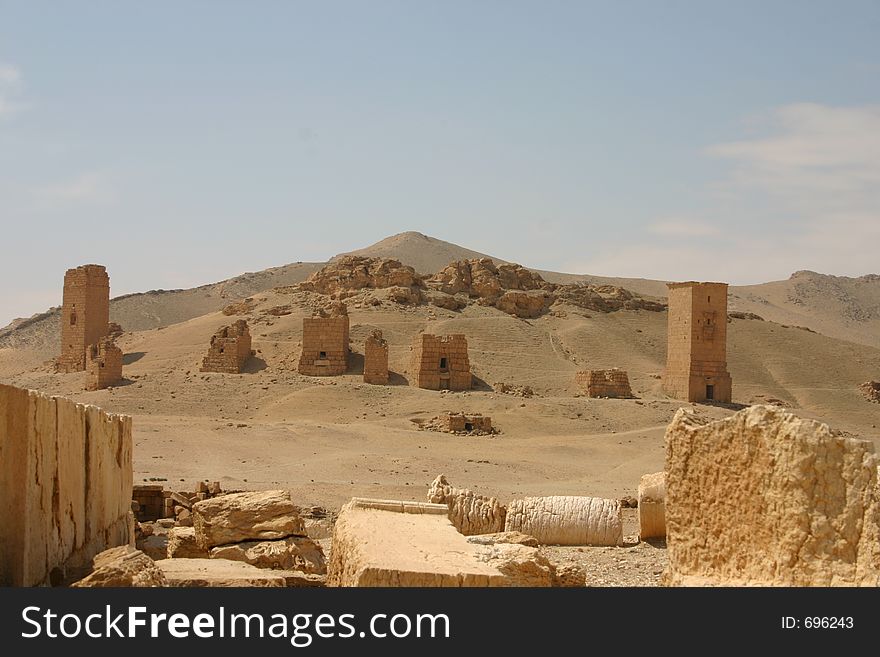 Ruins of Palmyra. Ruins of Palmyra