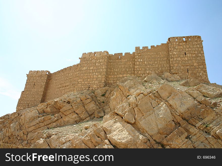 Castle in Palmyra. Castle in Palmyra