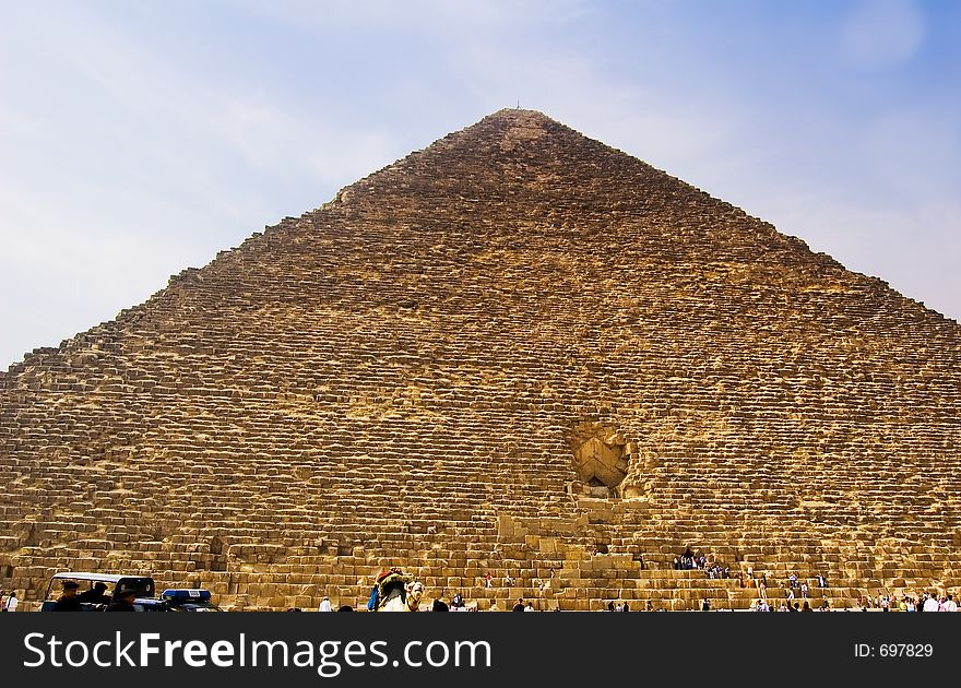 Egyptian Pyramids at Giza, Egypt