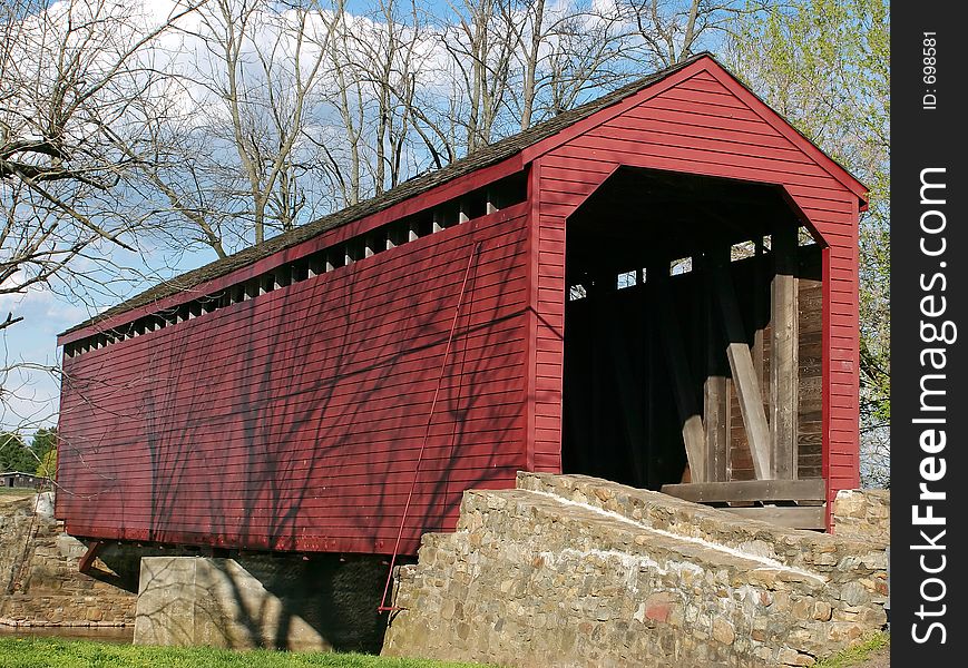 Loy's Station Covered Bridge in Fredrick, MD. Loy's Station Covered Bridge in Fredrick, MD.