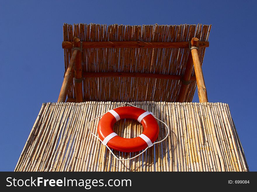 Lifeguard in los cabos, mexico. Lifeguard in los cabos, mexico