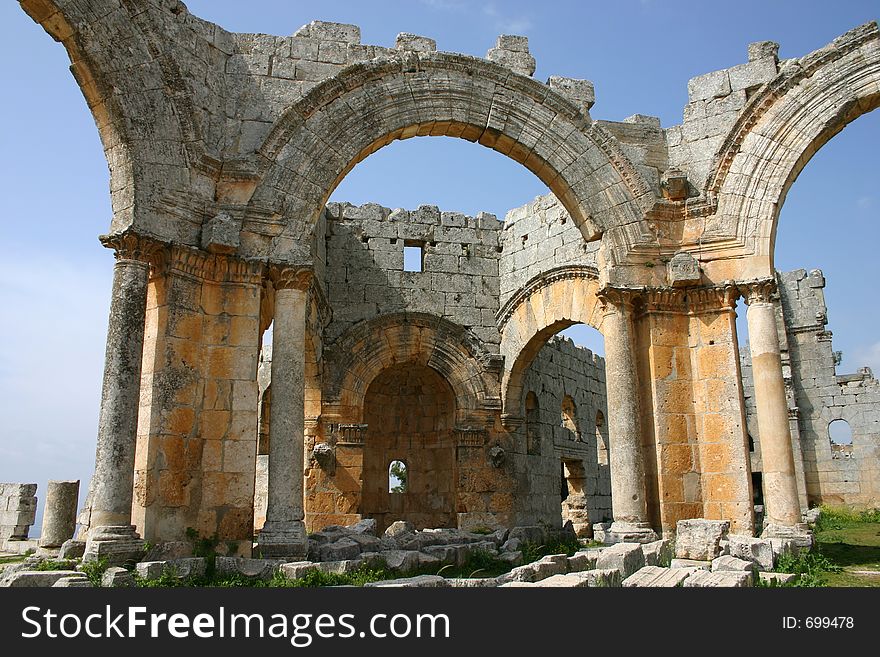 Ruins of Simeon Abbey. Ruins of Simeon Abbey