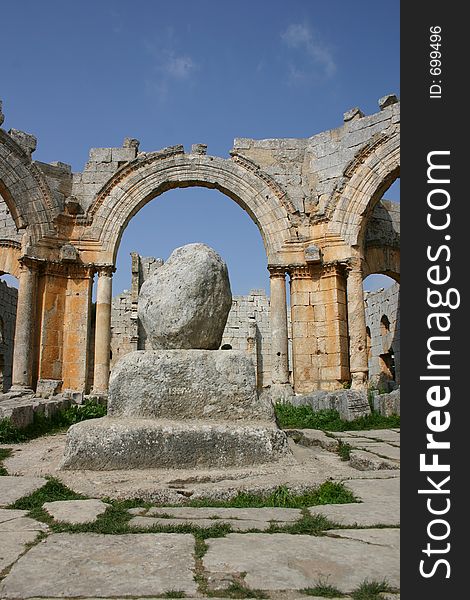 Ruins of Simeon Abbey. Ruins of Simeon Abbey