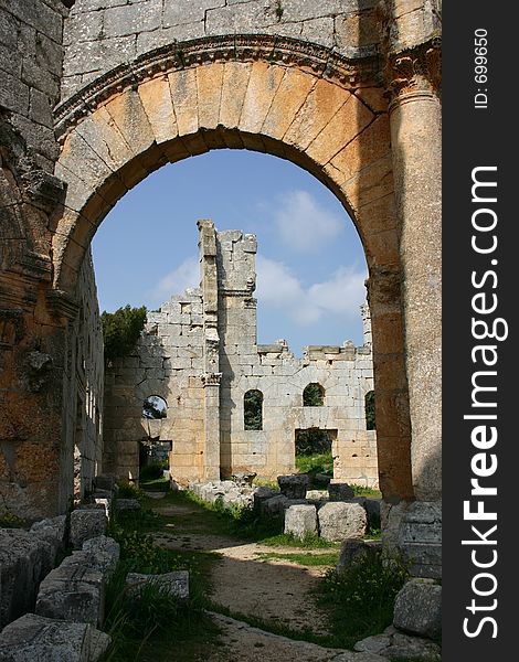 Ruins of Simeon Abbey. Ruins of Simeon Abbey