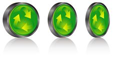 Recycle Buttons Royalty Free Stock Photos Recycle Buttons Royalty Free Stock Photos