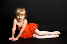 Tiny Ballerina Stock Photos