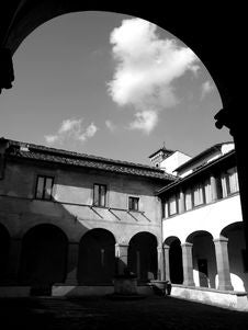 Ancient Cloister Royalty Free Stock Image Ancient Cloister Royalty Free Stock Image