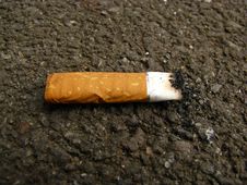 Cigarette-end Royalty Free Stock Image
