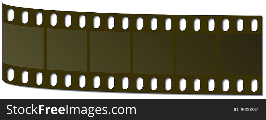 Illustration of a strip of film also available as vector. Illustration of a strip of film also available as vector