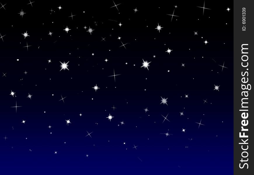 Sparkly starry background for designs
