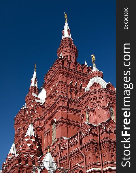 History Museum at the Red Square in Moscow