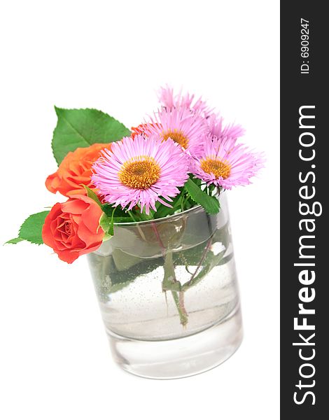 Flowers In A Glass.