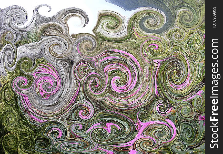 Abstract Twirl Background 14