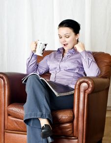 Lady Reading Stock Images Lady Reading Stock Images