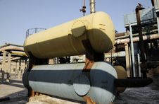 Chemical Factory With Oil Tanks Stock Images Chemical Factory With Oil Tanks Stock Images