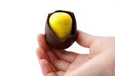 Easter Egg Eaten Royalty Free Stock Photo Easter Egg Eaten Royalty Free Stock Photo