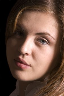 Beautiful Young Hispanic Woman In Closeup Stock Images Beautiful Young Hispanic Woman In Closeup Stock Images
