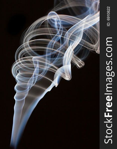 Abstractc smoke for background on black