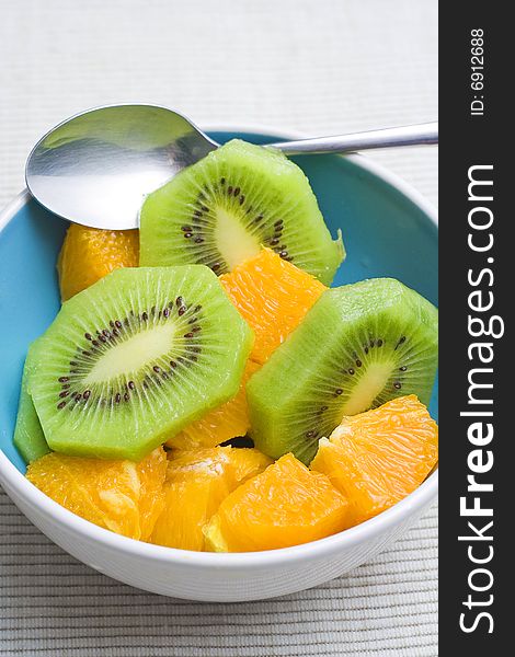 Dessert Of Kiwi And Orange