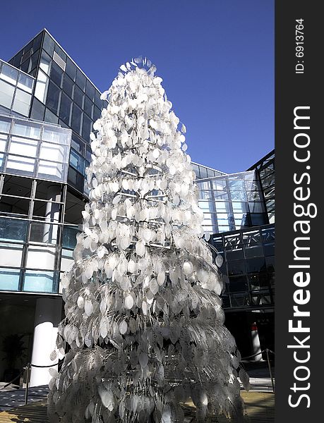 Tree Of Wishes In The Business Park