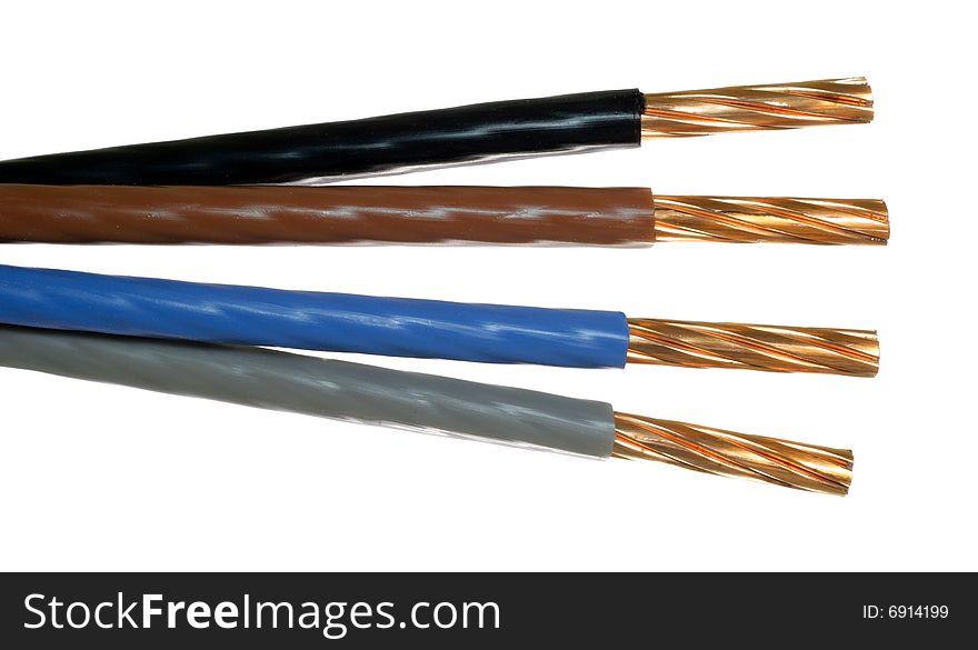 The cleared electric power cable