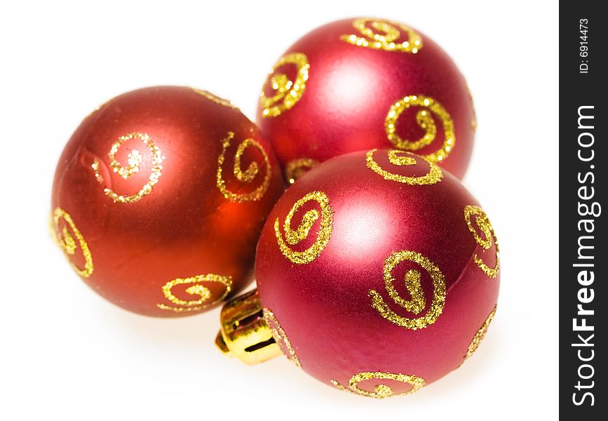Photo of christmas tree balls. Photo of christmas tree balls