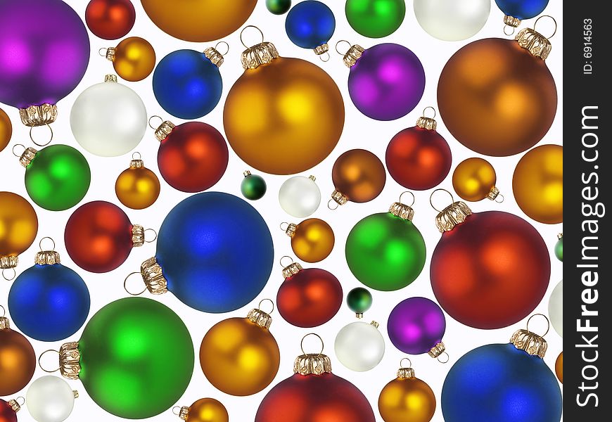 Christmas - very colorful balls as a background. Christmas - very colorful balls as a background