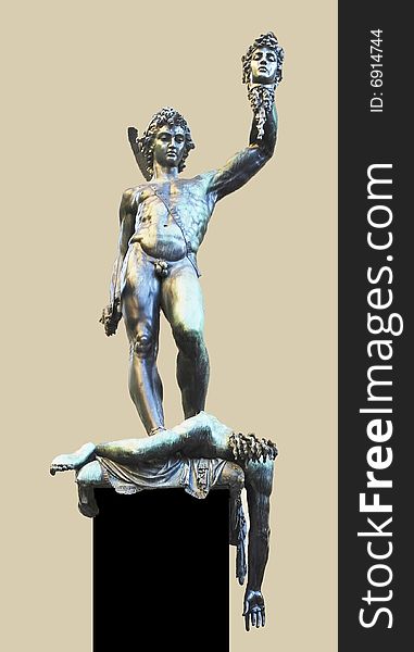 Perse killing Meduse bronze of Cellini Uffici gallery  Florence