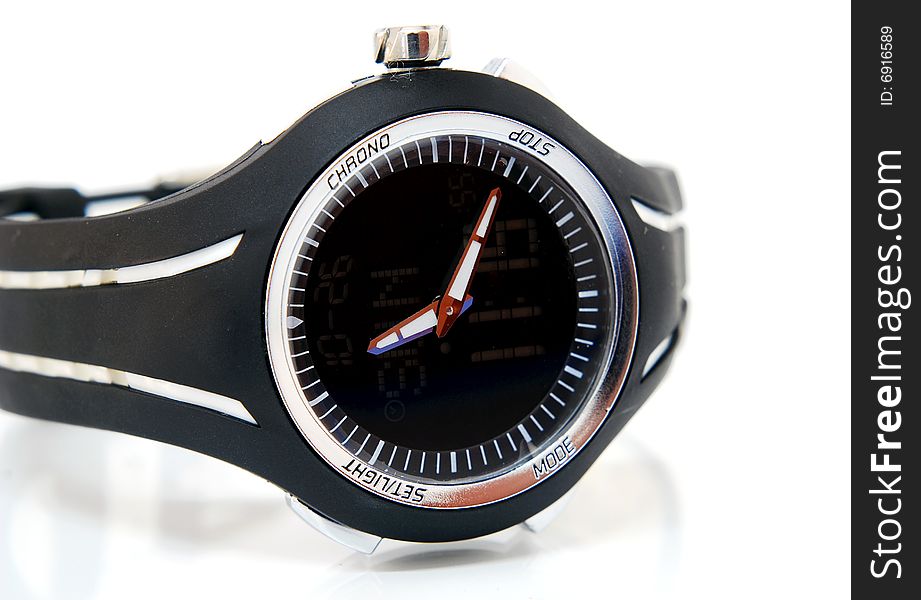 Isolated sport watch image on the white background