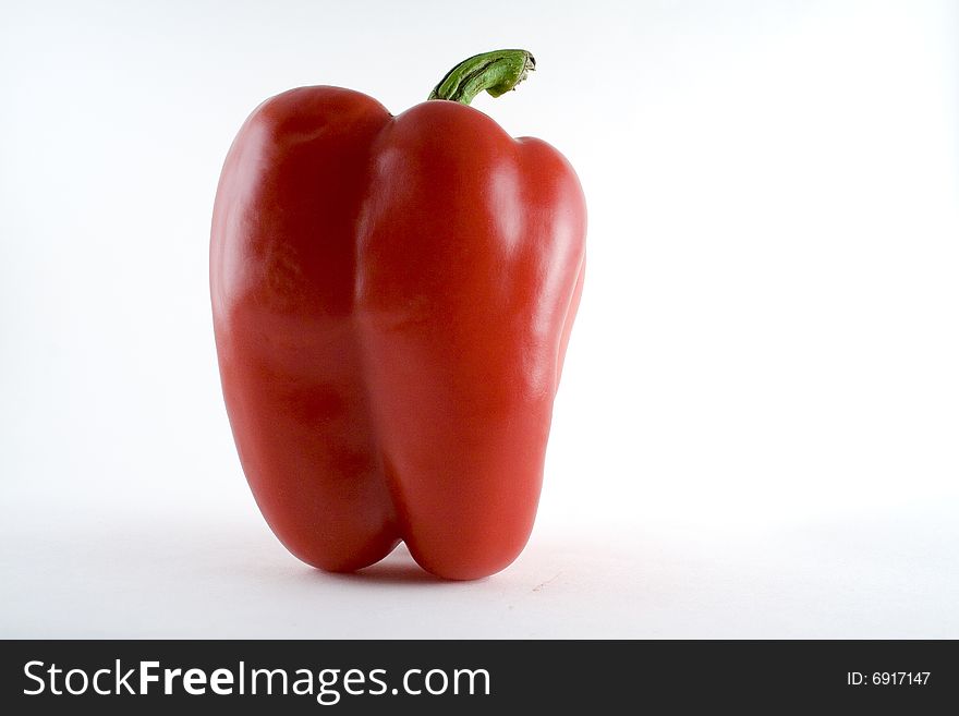 Close-up of a red bell pepper