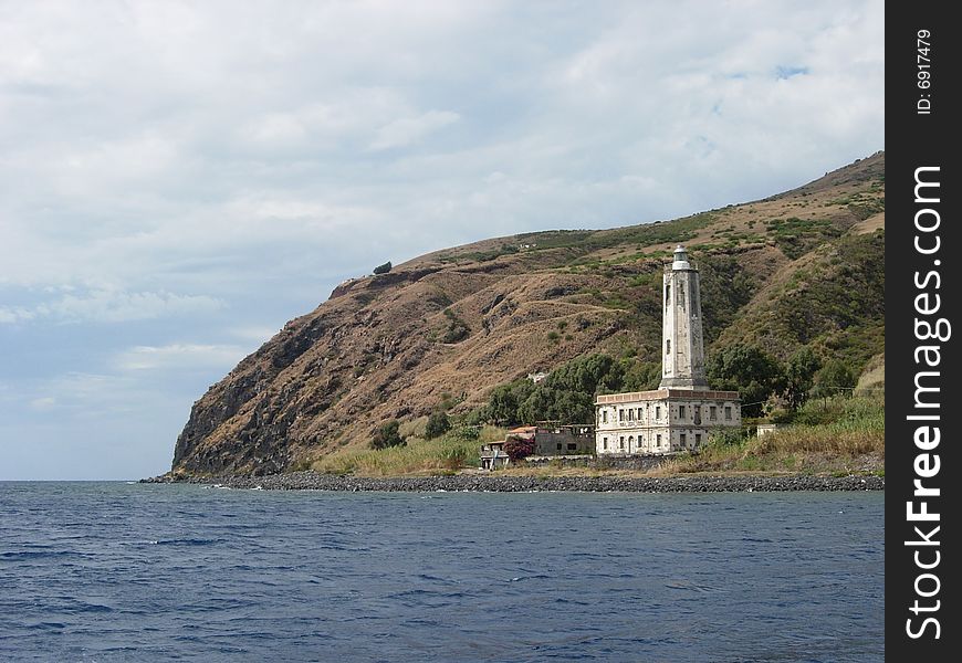 Lighthouse in Italy, Eolia islands