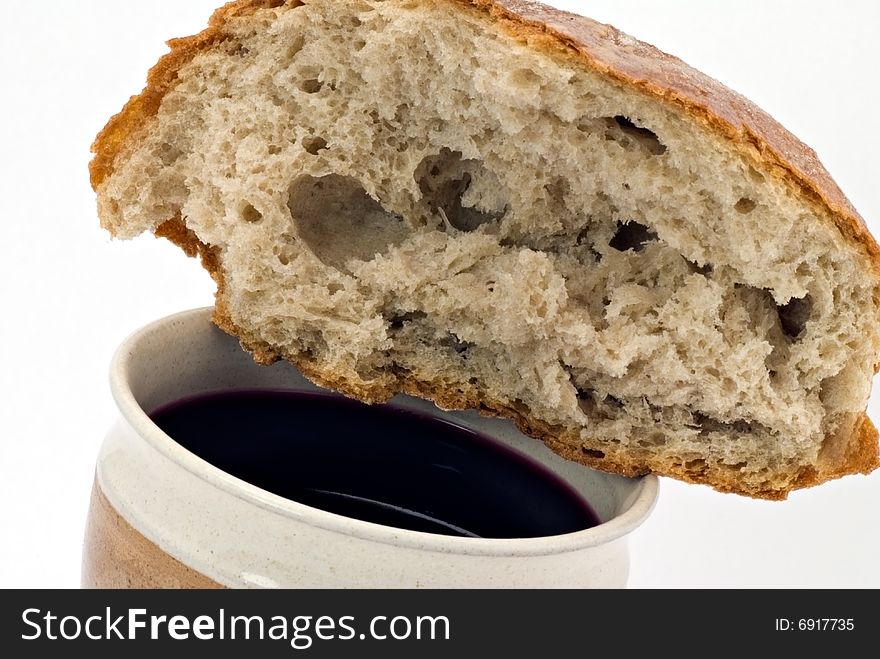 Red Wine And Bread - Communion