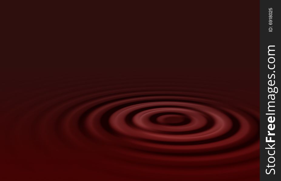 Ripples on a brown background. Ripples on a brown background