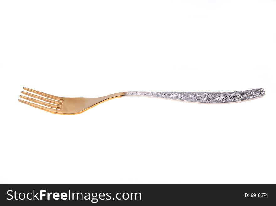 Isolated fork on a white background. Isolated fork on a white background