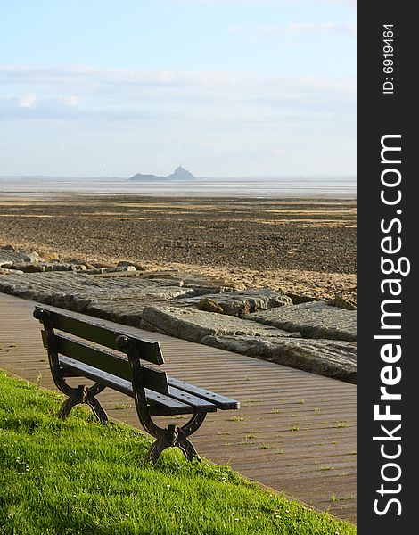 View On The Bay Of Mont Saint Michel