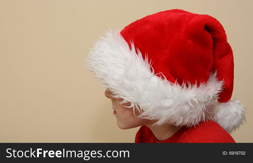 Child In Santa Hat