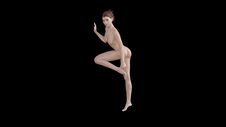 3D Render Of Nude Girl &x28;002&x29; Made In Daz 3D Studio 4.9 Royalty Free Stock Photography 3D Render Of Nude Girl &x28;002&x29; Made In Daz 3D Studio 4.9 Royalty Free Stock Photography